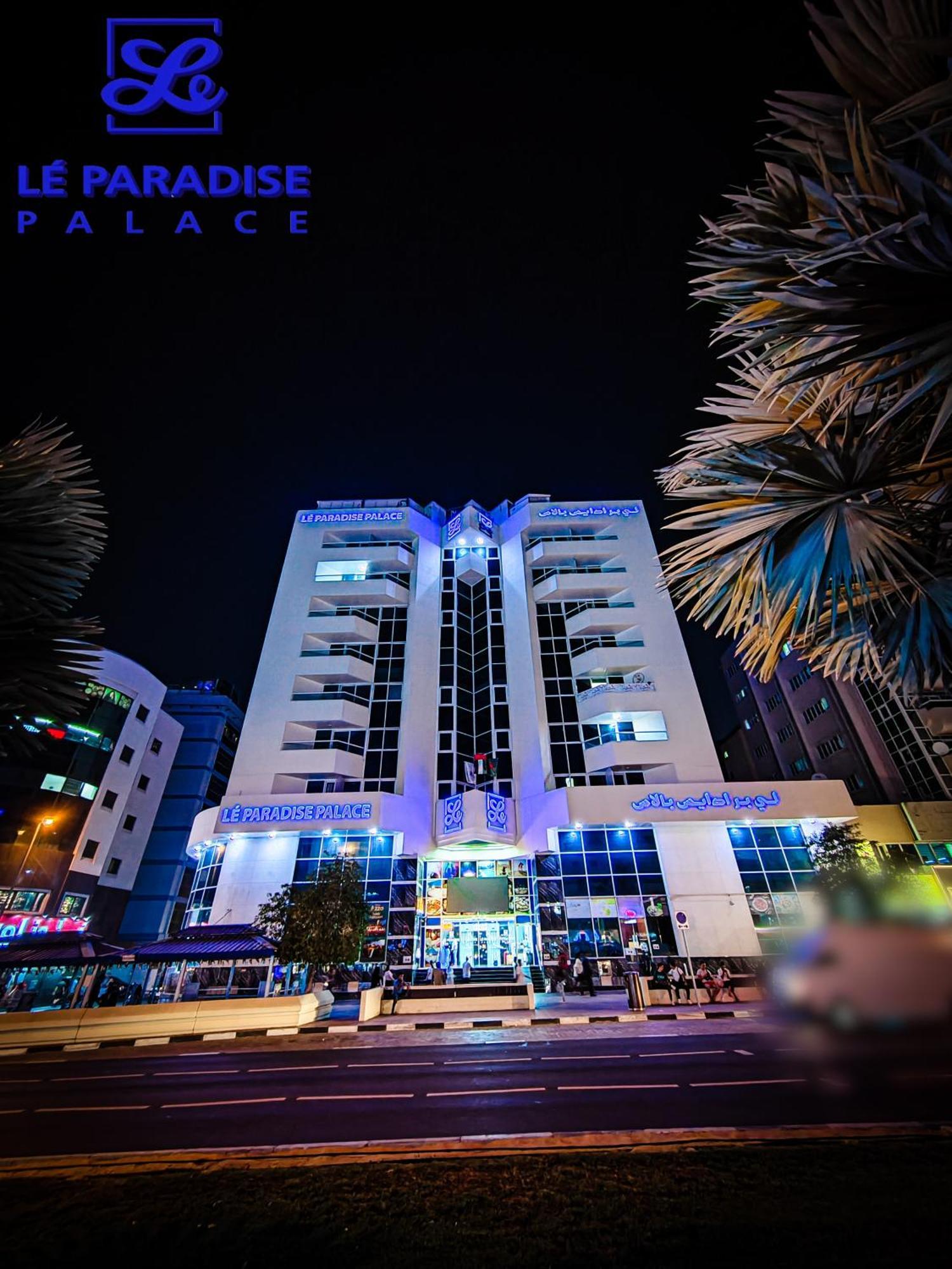 Le Paradise Palace Hotel Dubai Exterior foto